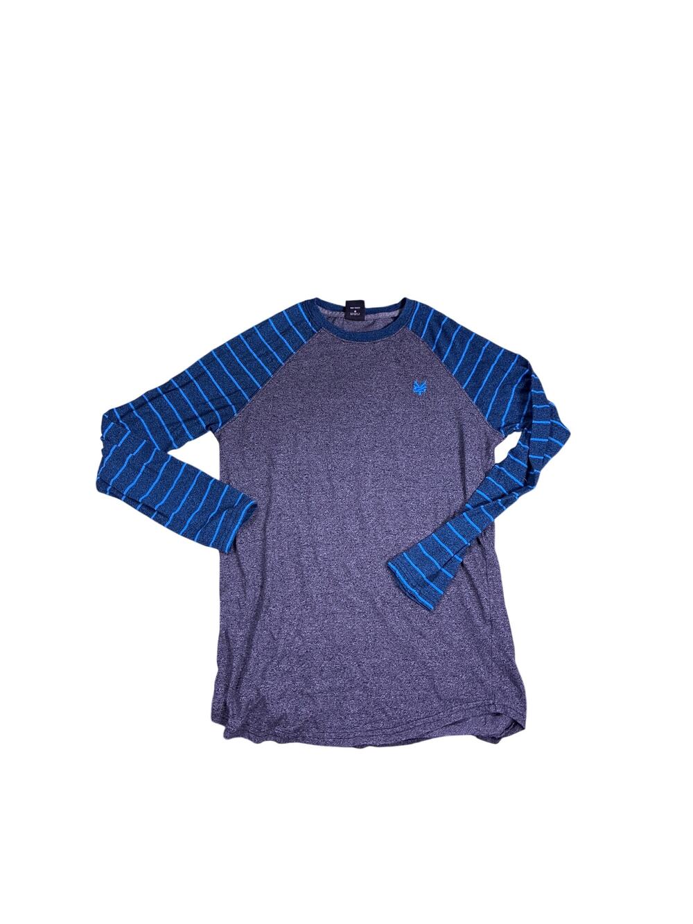 Y2K Zoo York Long Sleeve Shirt Mens Small Blue Striped Skate Streetwear